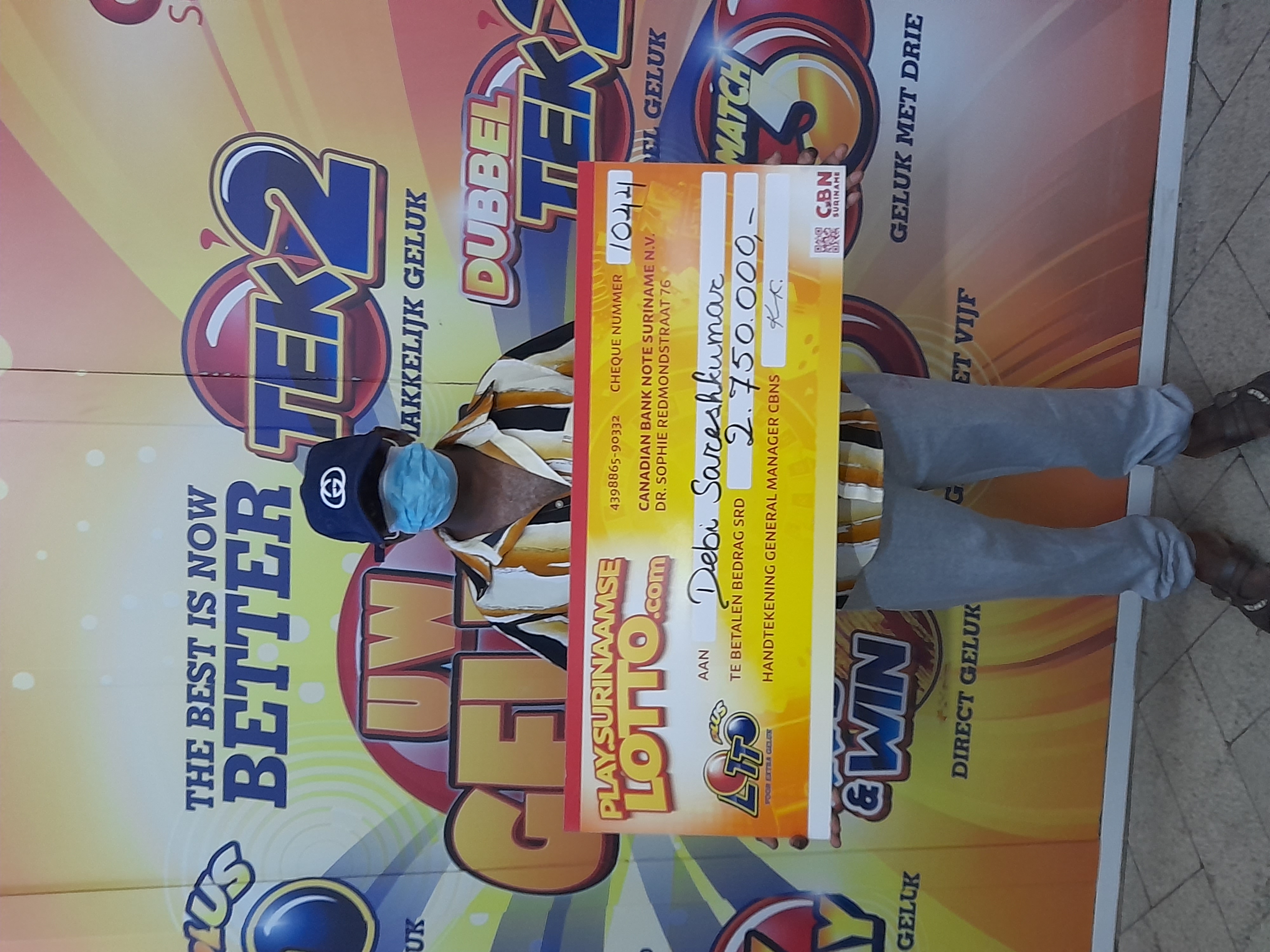 Canadian Bank Note Suriname Lotto Plus